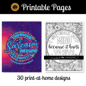 Printable Sarcastic Coloring Pages