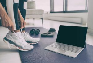 Working out at home